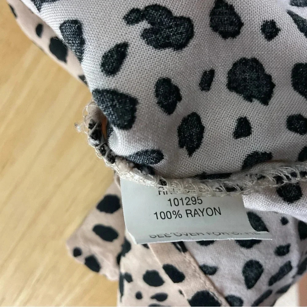 Pacsun Lottie Moss Cheetah Print Ruffle Skirt Size Small - Picture 5 of 7